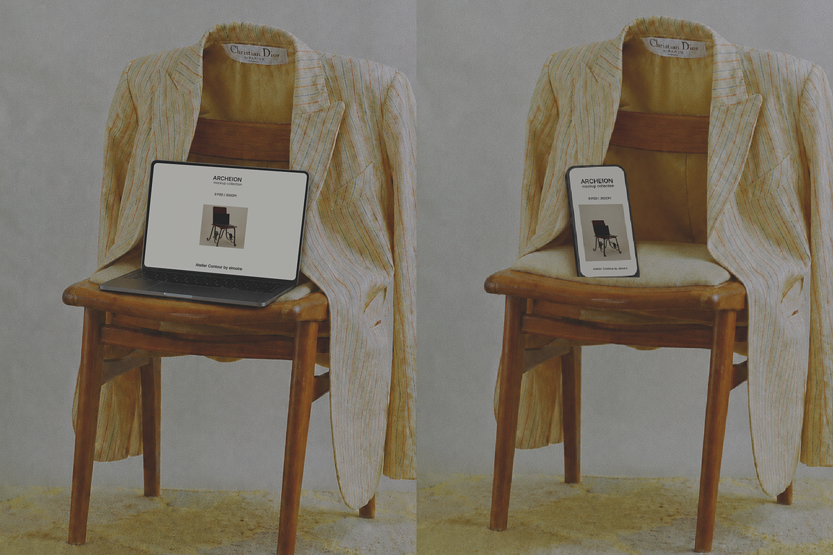 Editorial Branding Mockup Collection, a Mac Mockup by Atelier Contour (Photo 7 of 9)