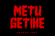METU GETIHE - Horror Font, a Symbol Font by GFRcreative (Thumbnail 1 of 5)