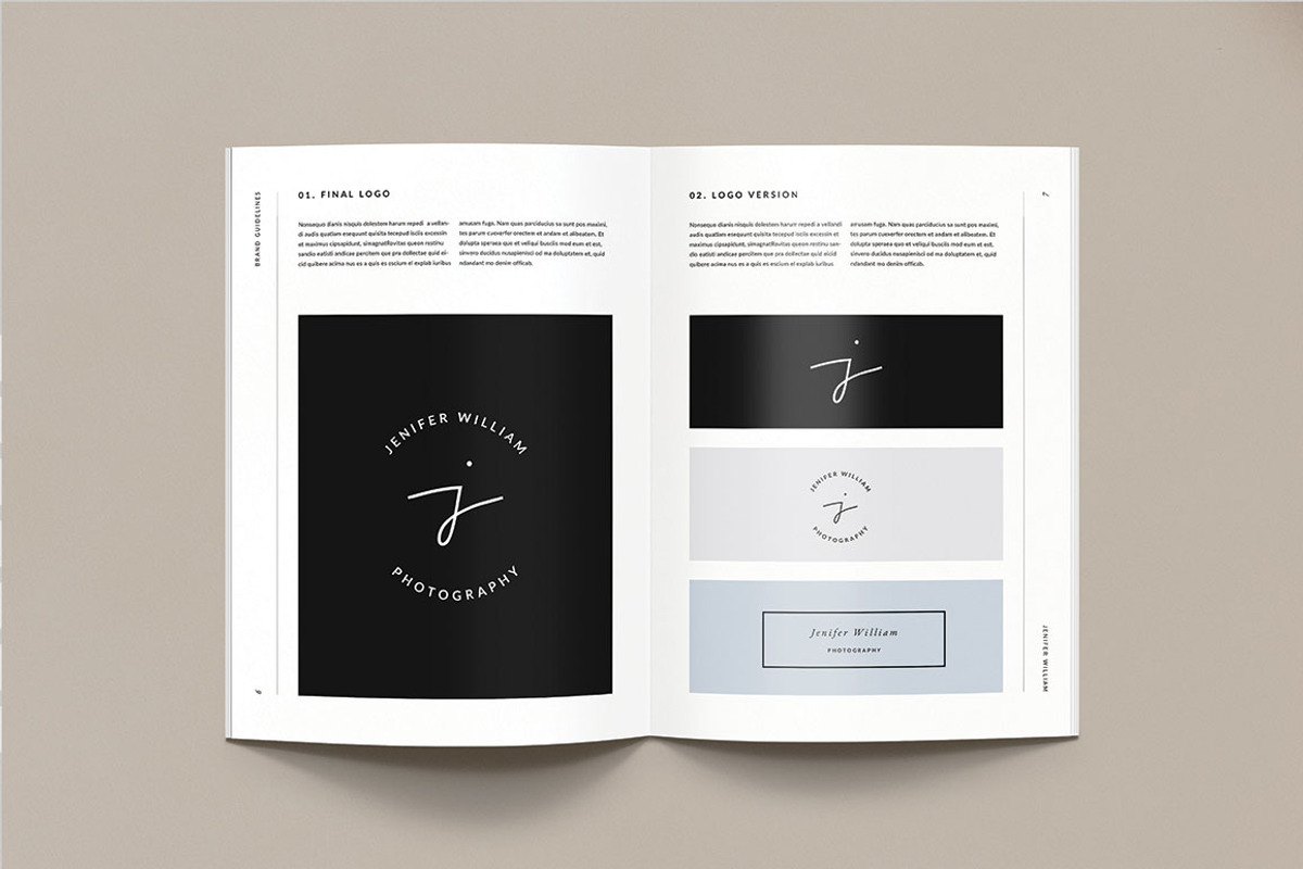 Brand Guidelines, a Brochure Template by Occy Design (Photo 5 of 16)