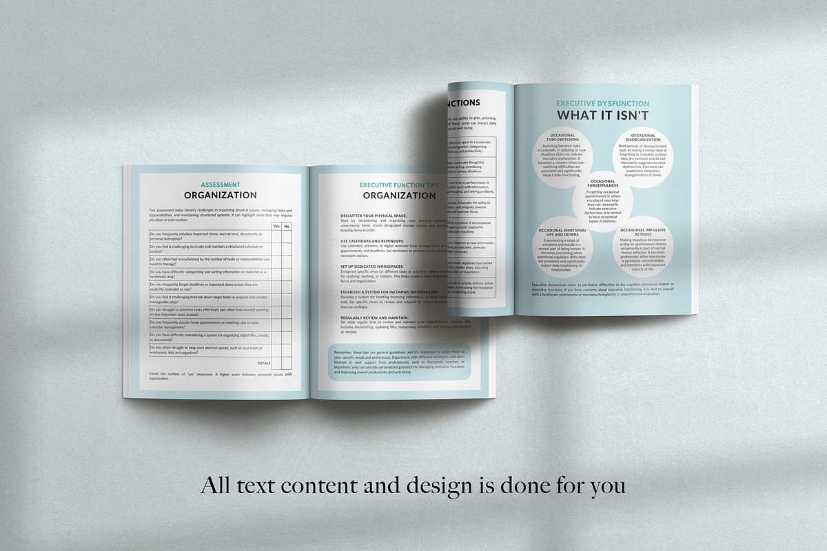 Executive Function Canva Templates, a Templates & Theme by Miri Campbell (Photo 2 of 10)