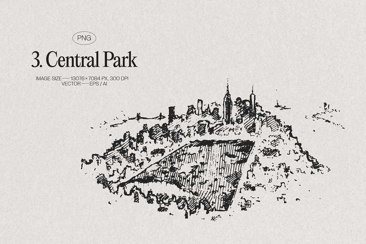 Sketches of The New York City, a Work Illustration by TheMountBirdStudio (Photo 4 of 5)