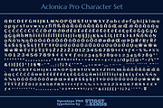 Aclonica Pro, a Sans Serif Font by Stiggy & Sands (Thumbnail 9 of 9)