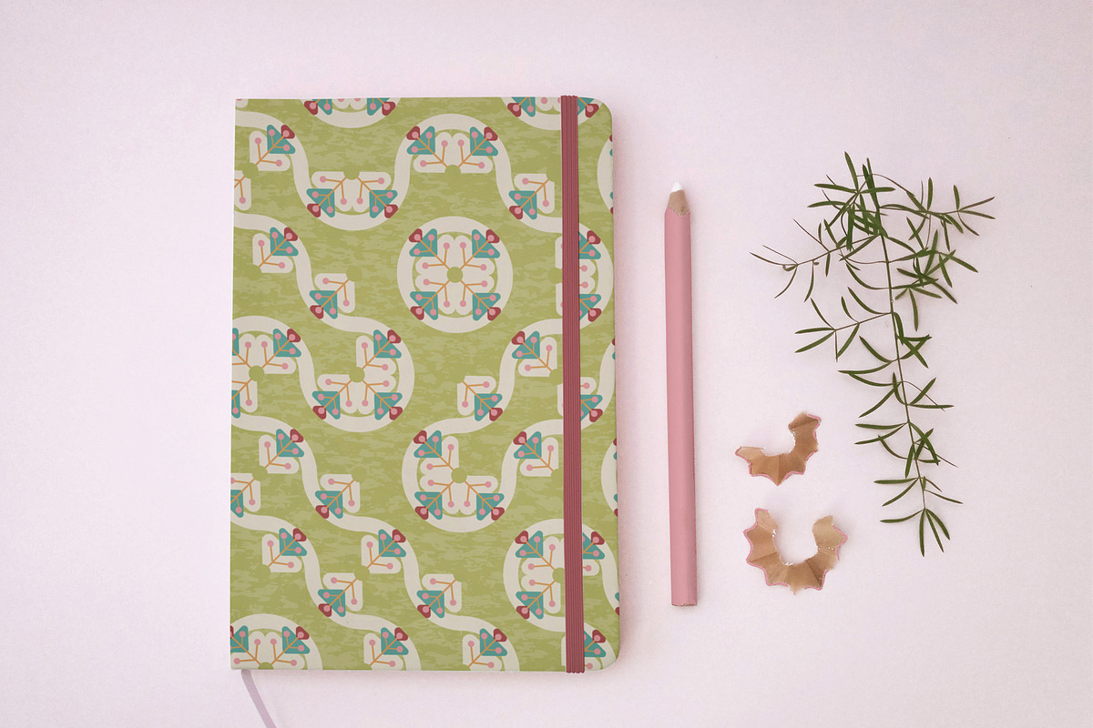 GEOMETRICAL MEADOW Seamless Patterns, a Pattern Graphic by Agnes Somogyi PATTERNS (Photo 7 of 7)
