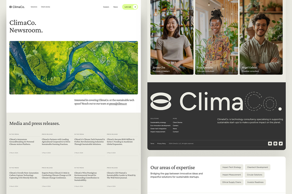 ClimaCo Sustainable Website Template, a WordPress Template by DanMarek (Photo 4 of 4)