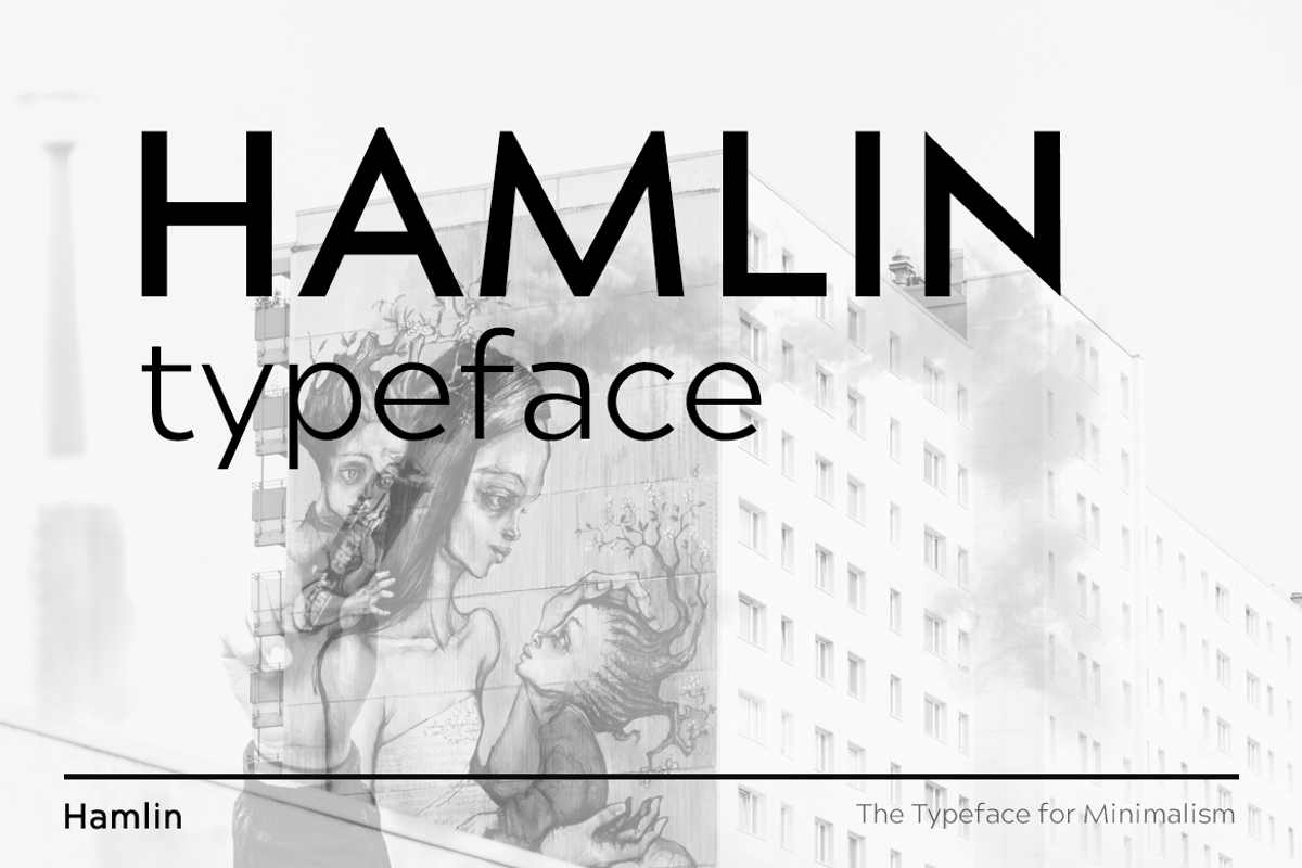 HAMLIN - Minimalist Font Family, a Sans Serif Font by Designova® (Photo 5 of 9)