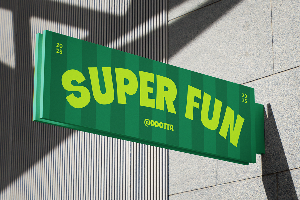 Odotta - Chunky Sans Serif Font, a Sans Serif Font by Studio Moara (Photo 6 of 8)