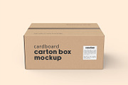 Rectangle Carton Box Mockup, a Packaging Mockup by Ram Studio
