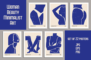 Abstract Female Figure Wall Art, an Object Graphic by C Design Studio