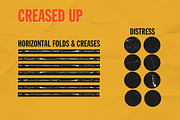 Creased Up Brush Pack for Photoshop, a Brush Add-On by Horlleys (Thumbnail 2 of 4)