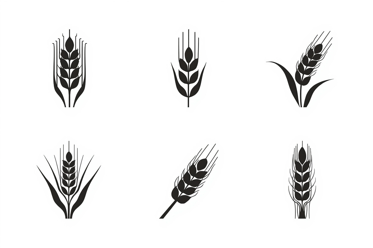 Wild Grass & Grain Vector Set, an Illustration by BIPLOB EXPERT (Photo 7 of 9)