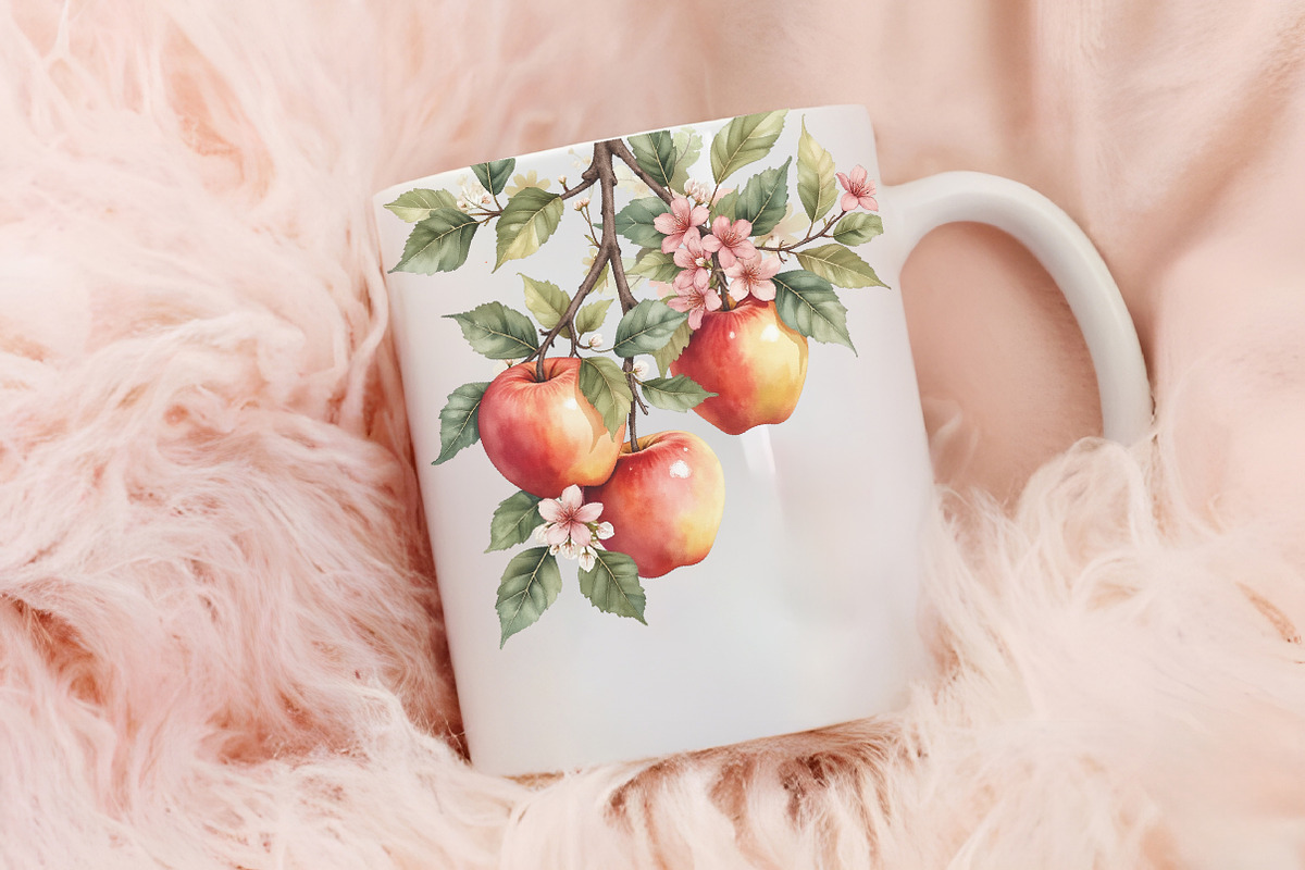 Spring Apple Harvest Clipart, an Illustration by RobertsArt (Photo 2 of 7)