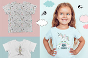 Unicorn Magic cliparts & patterns, a Decorative Illustration by @olga.angelloz (Thumbnail 5 of 6)
