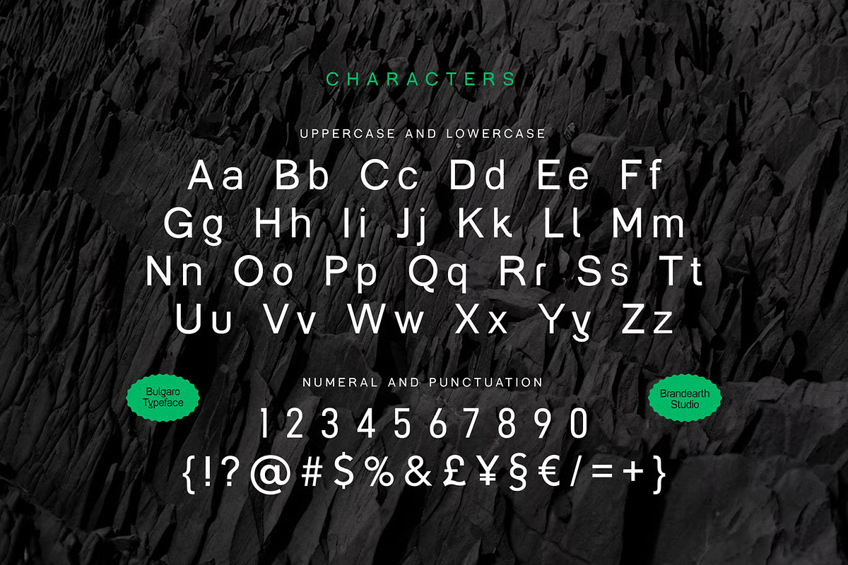 Bulgaro - Modern Display Sans Serif, a Sans Serif Font by Brand Earth (Photo 2 of 7)