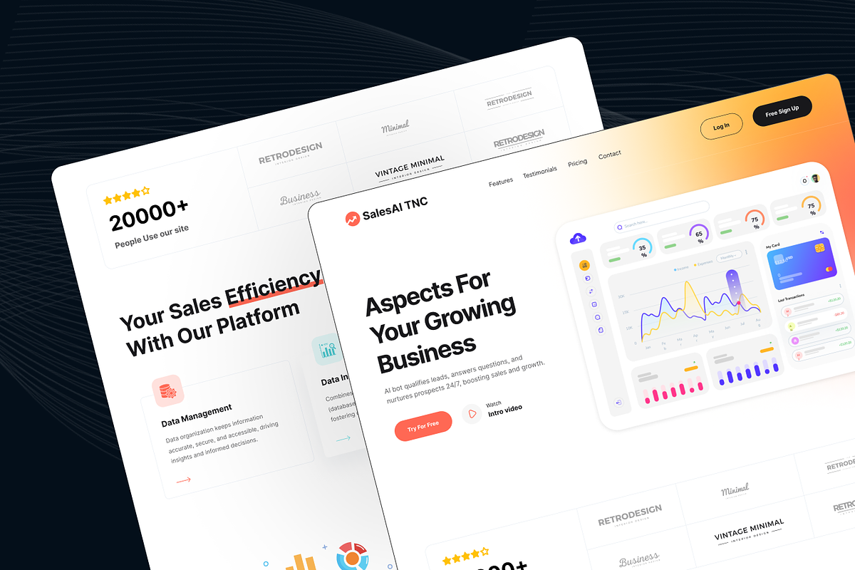 SalesAi TNC - AI SaaS HTML Template, a HTML Template by TNCFlow (Photo 5 of 5)