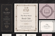 Book Club Stationery Creator Bundle, an Object Graphic by The October Creative (Thumbnail 4 of 18)