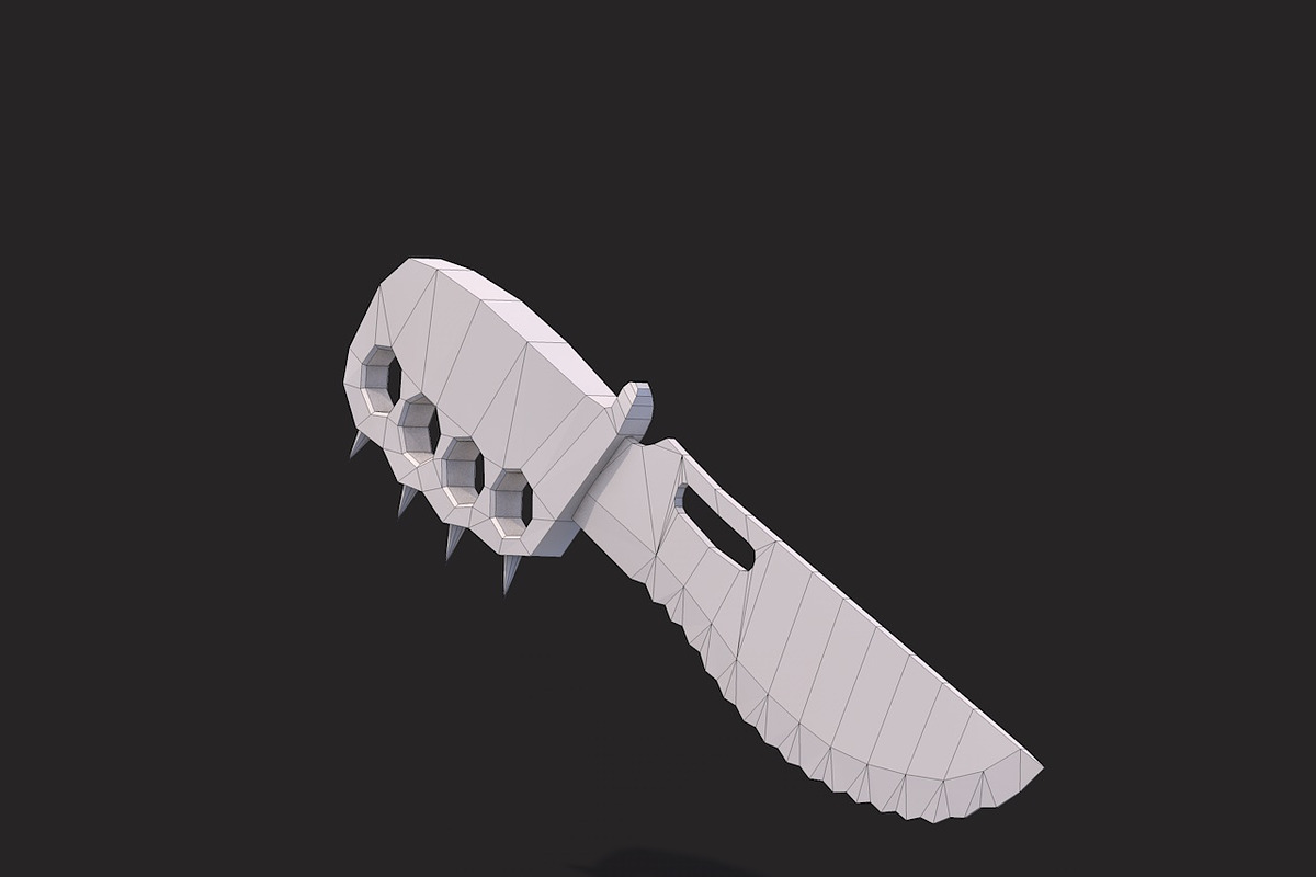 Low Poly Combat Knives Pack, an Object 3D Model by CreativeeArt (Photo 17 of 25)