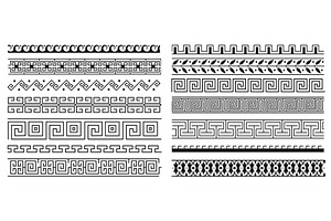 Greek style ancient seamless pattern, a Background Graphic by Valerie Bodnar