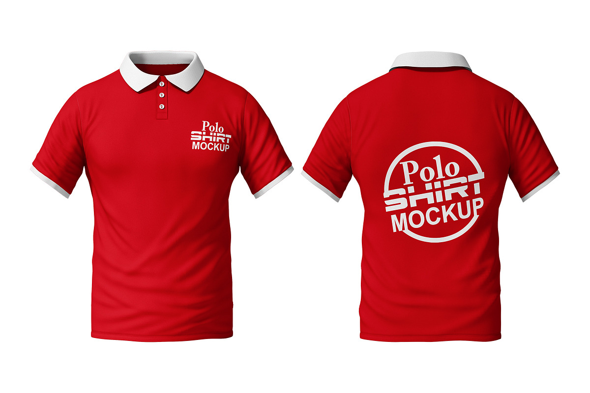 Polo T-Shirt Mockup, a Shirt Mockup by mockupbuys (Photo 8 of 8)