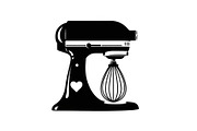 Kitchen Stand Mixer Silhouette Bundl, an Illustration by Gaye Art (Thumbnail 5 of 31)