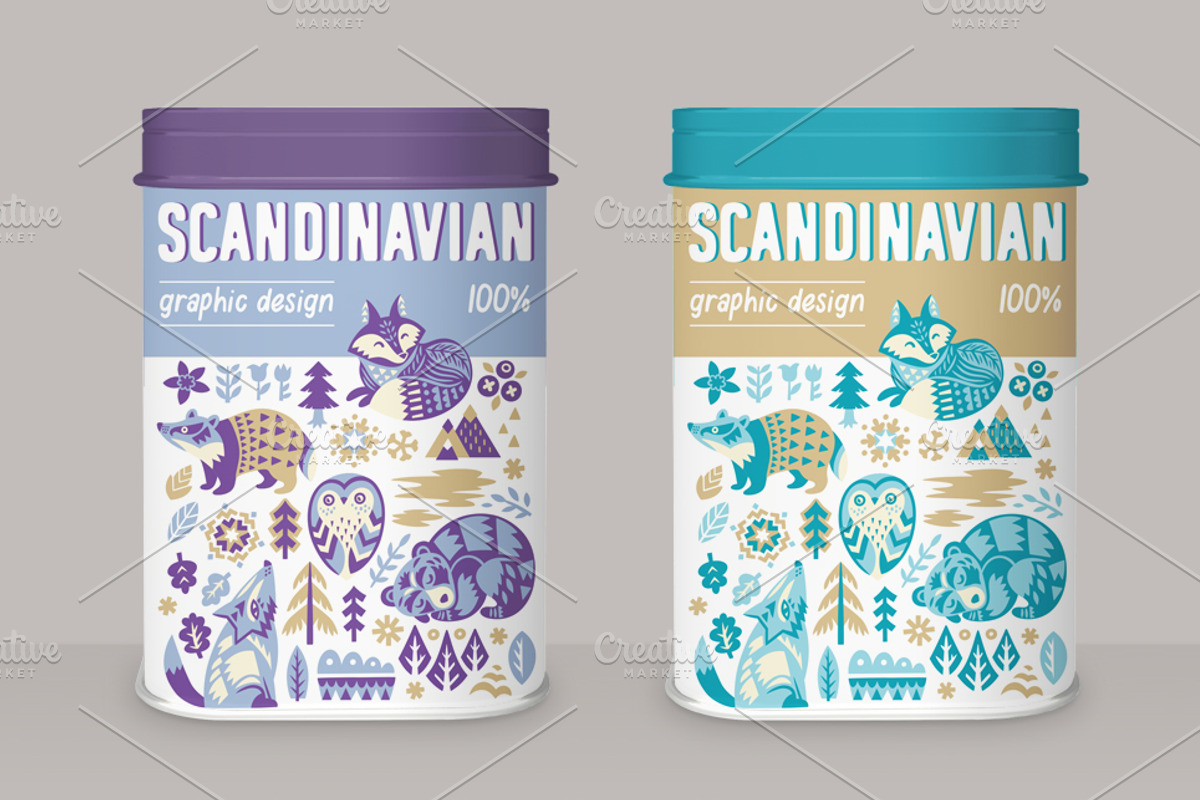 Scandinavian art, a Pattern Graphic by PenguinHouse (Photo 9 of 9)
