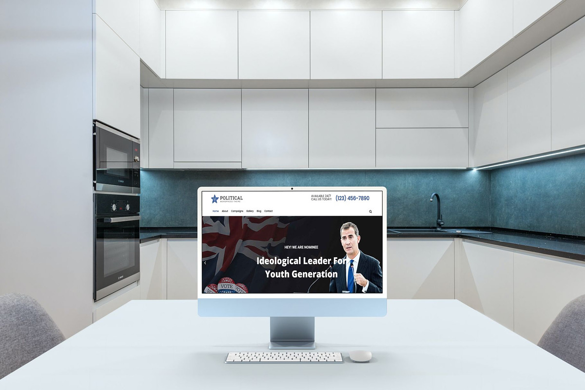 Political WordPress theme - Politica preview 2