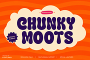 Chunky Moots – Playful Chunky Font, a Sans Serif Font by Font Liner (Thumbnail 1 of 10)