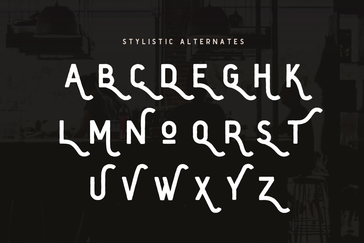 Shoreditch 2 Sans Serif Font preview 5