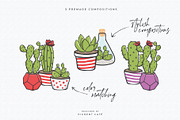 Cacti & Succulents Graphics Bundle 2, a Decorative Illustration by Pigment Café (Thumbnail 5 of 8)