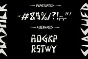 Slasher Font, a Font by MightySHORT (Thumbnail 3 of 4)