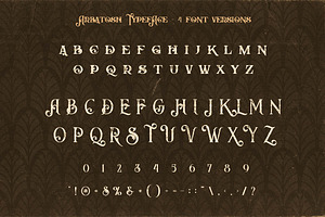 Arbatosh - Display Font