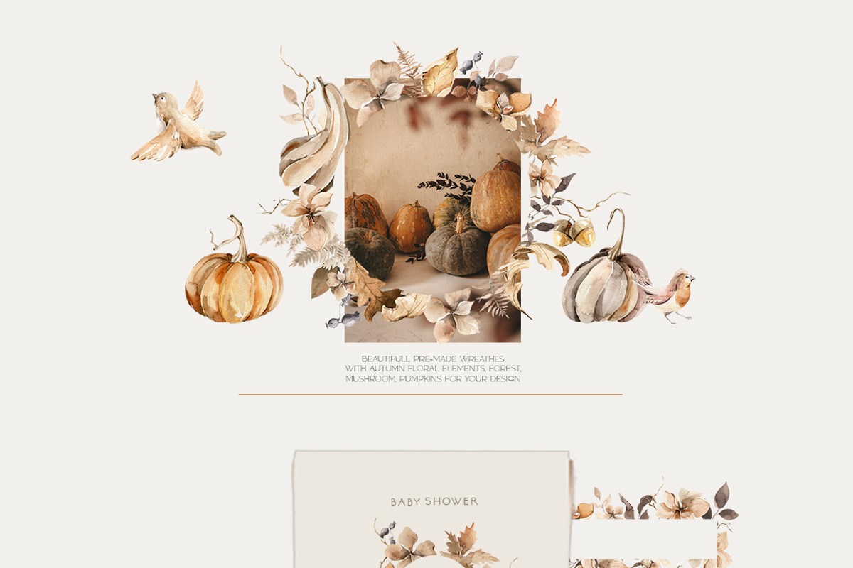 Autumn woodland Forest fall animals, an Animal Illustration by 60secondsArt (Photo 4 of 13)
