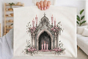 Watercolor Dark Gothic Clipart, an Illustration by designcity5 (Thumbnail 5 of 5)