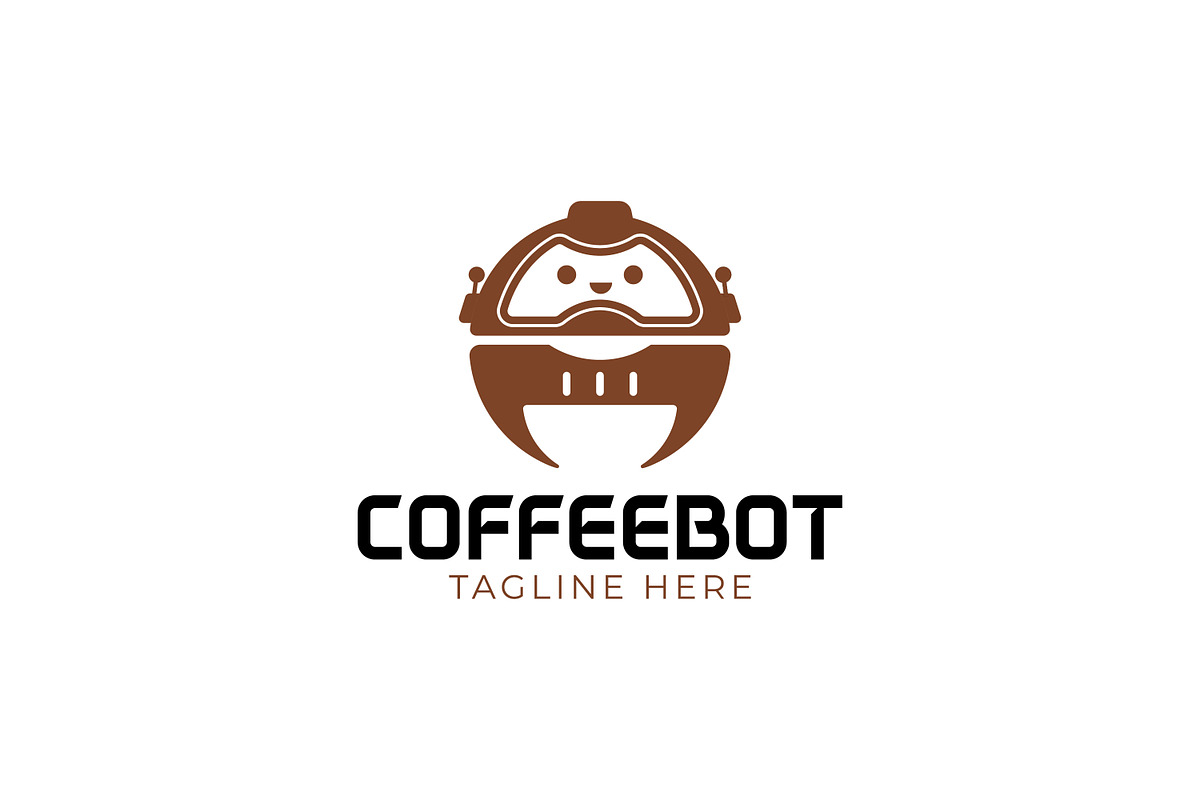 Robot Coffee Logo Identity, a Branding & Logo Template by Signatoro