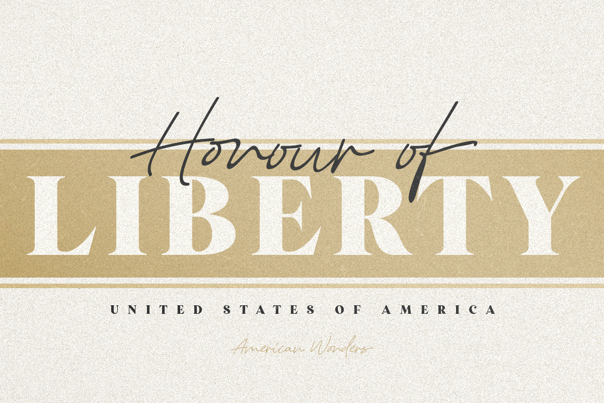 American Wonders - FONT DUO, a Script Font by Sarid Ezra (Photo 3 of 10)