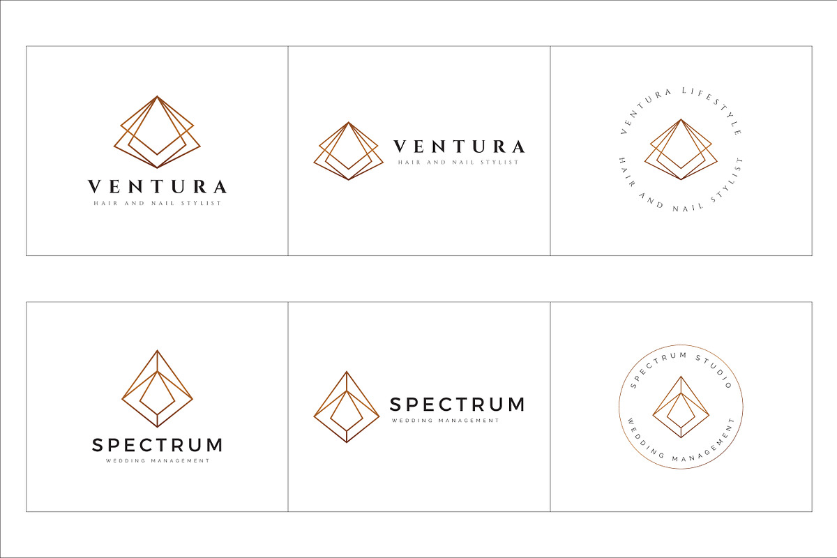 300 Geometric Premade Logo Bundle, a Branding & Logo Template by XpertgraphicD (Photo 32 of 63)