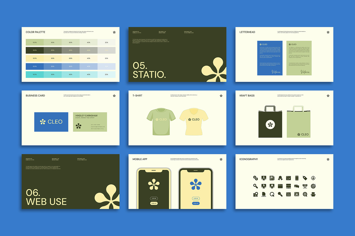 CLEO | Bundle Brand Guidelines, a Presentation Template by Artisan Vibes (Photo 9 of 11)