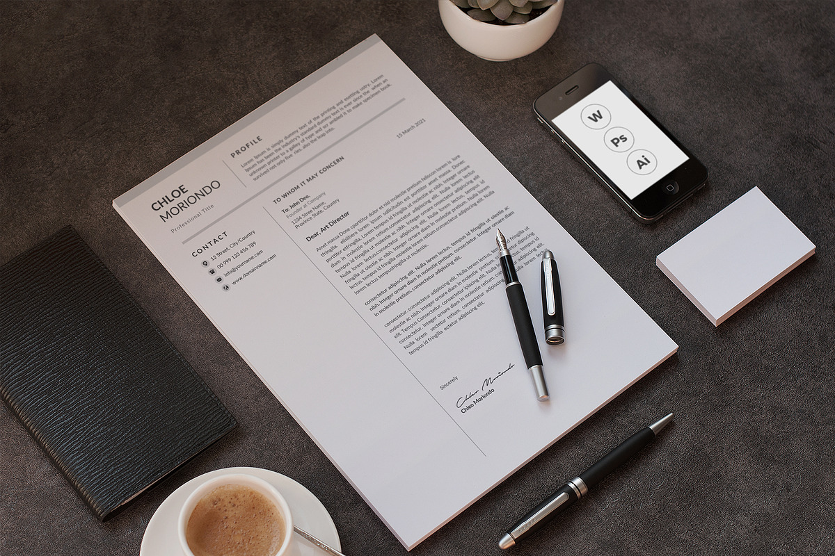 Word Resume & Cover Letter, a Resume Template by Creatune (Photo 3 of 4)