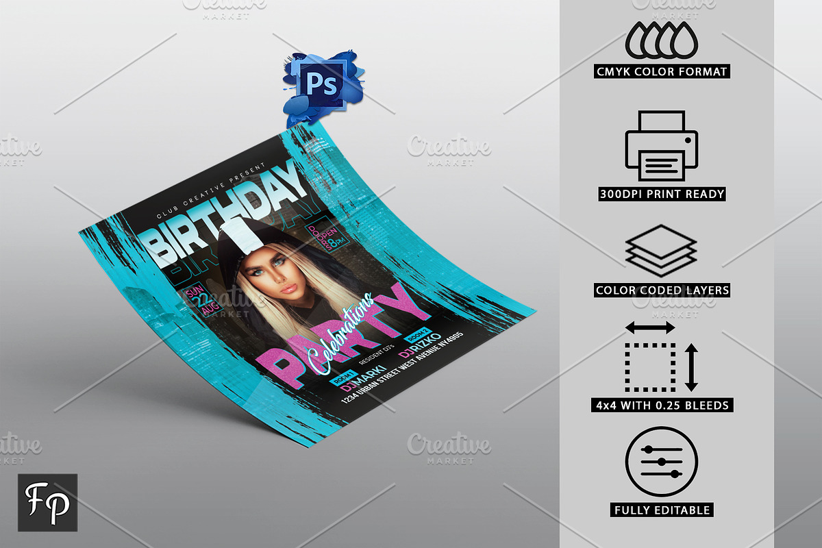 Club Flyer, a Flyer Template by FlyerPig (Photo 2 of 3)