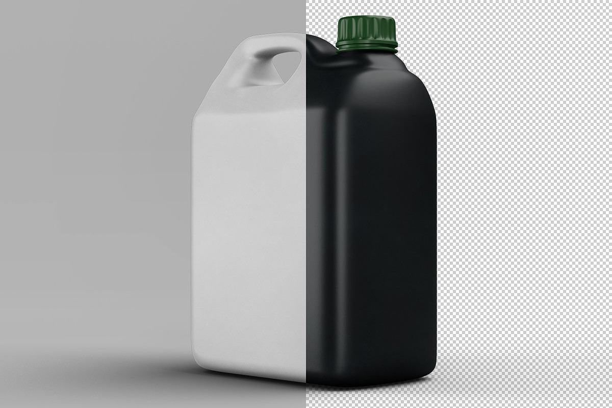 Plastic Jerrycan Mockup, a Cups & Container Mockup by Medialoot (Photo 6 of 6)