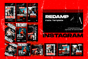 Redamp Hypebeast Instagram Template, a Social Media Template by Shinra Labs (Thumbnail 3 of 5)