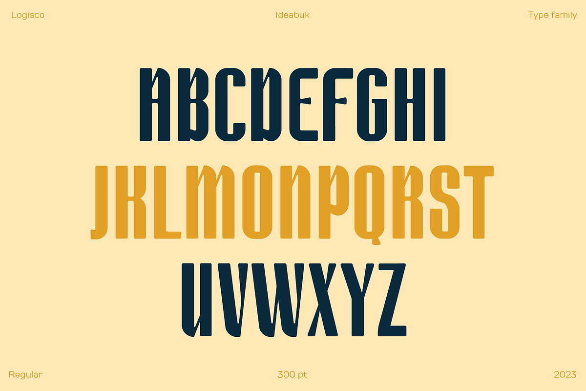 Logisco Full Font Family, a Sans Serif Font by Ideabuk (Photo 2 of 12)