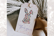 Bunny Floral Bow Easter Clipart, an Illustration by BigCakeBee (Thumbnail 4 of 5)