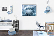 Kids Room Wall/Frame Mock Up 26, a Print Template by Whimsicality (Thumbnail 4 of 6)