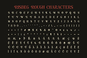 Risbeg Rough, a Serif Font by Craft Supply Co. (Thumbnail 7 of 8)