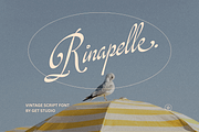 Rinapelle - Vintage Script Font, a Script Font by Get Studio (Thumbnail 1 of 15)