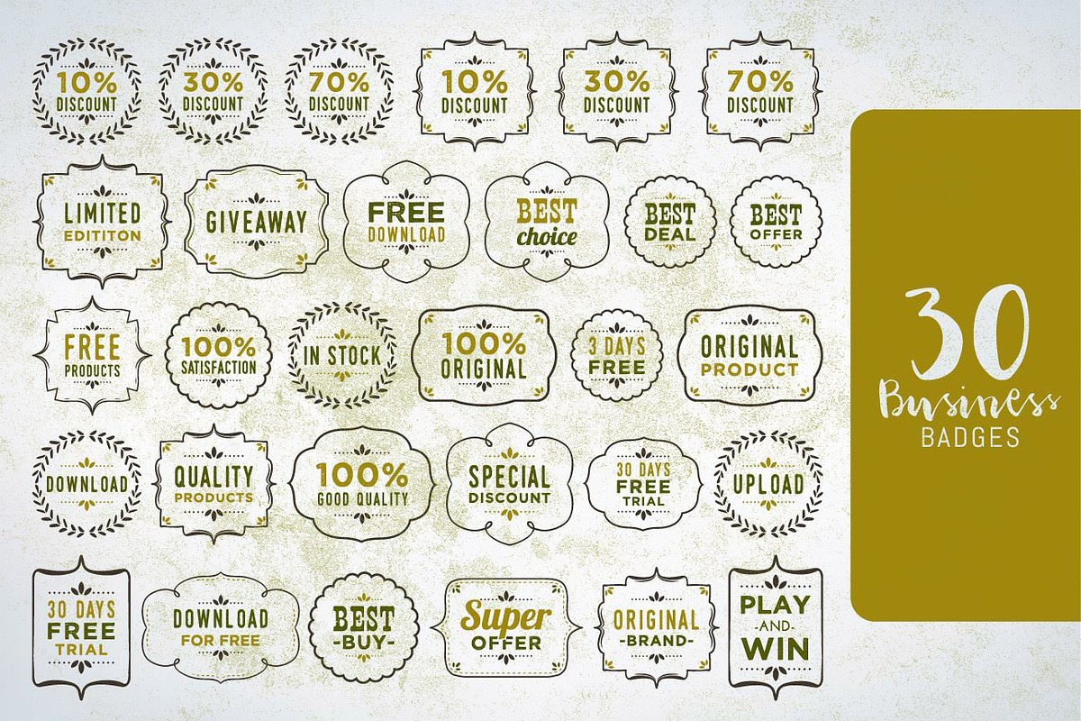 90% OFF Super Bundle Frames & Badges, an Object Graphic by Jean Balogh (Photo 29 of 30)