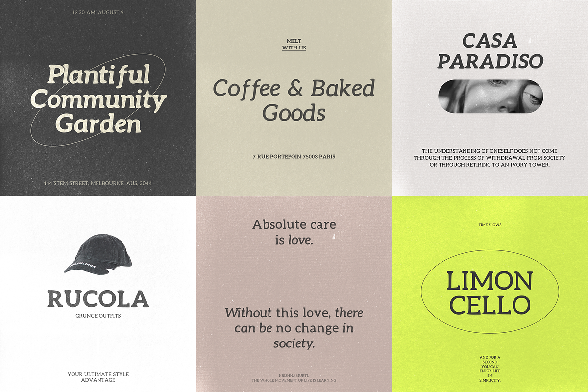Hand Crafted Fonts Pack: x4 Fonts, a Font by SHOOM HOUSE (Photo 4 of 17)