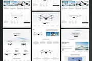 Skytech - Drone Technology Website, a Landing Page Template by SundayWorkTeam (Thumbnail 2 of 6)