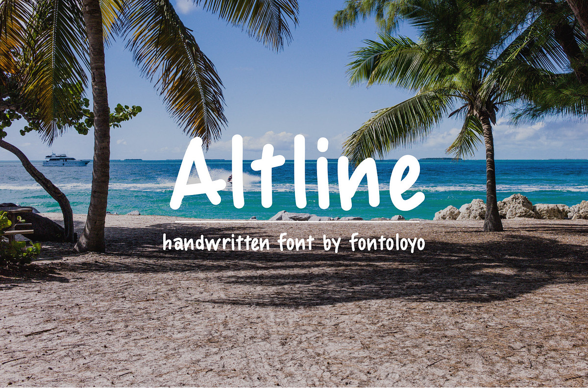 Altline, a Script Font by FTLY (Photo 1 of 5)