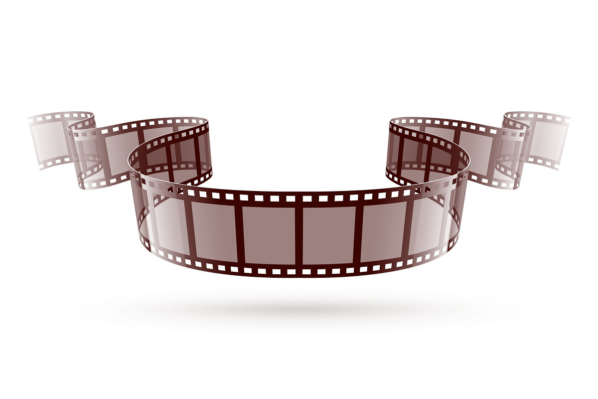 Cinema video film tape Vector + PNG, an Object Illustration by LoopAll (Photo 2 of 2)